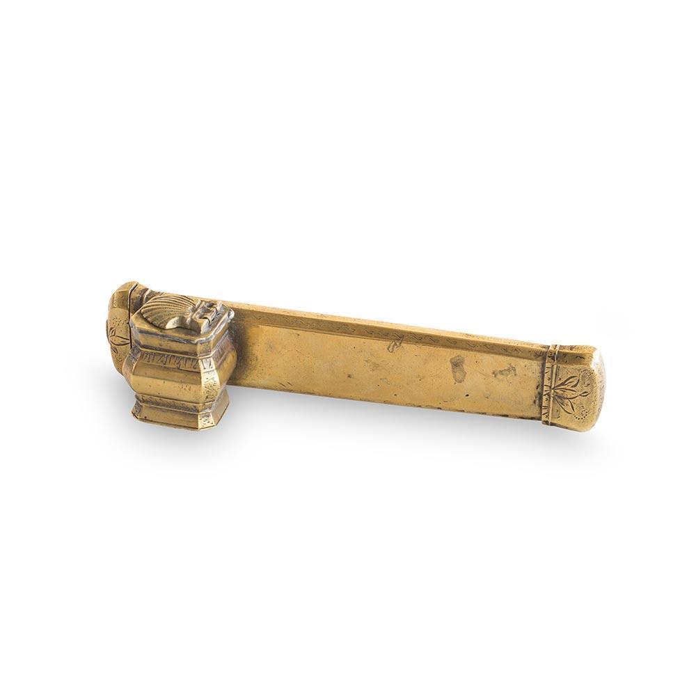 Ottoman Turkish Traveling Brass Inkwell, 19th c. Eleish Van Breems Home