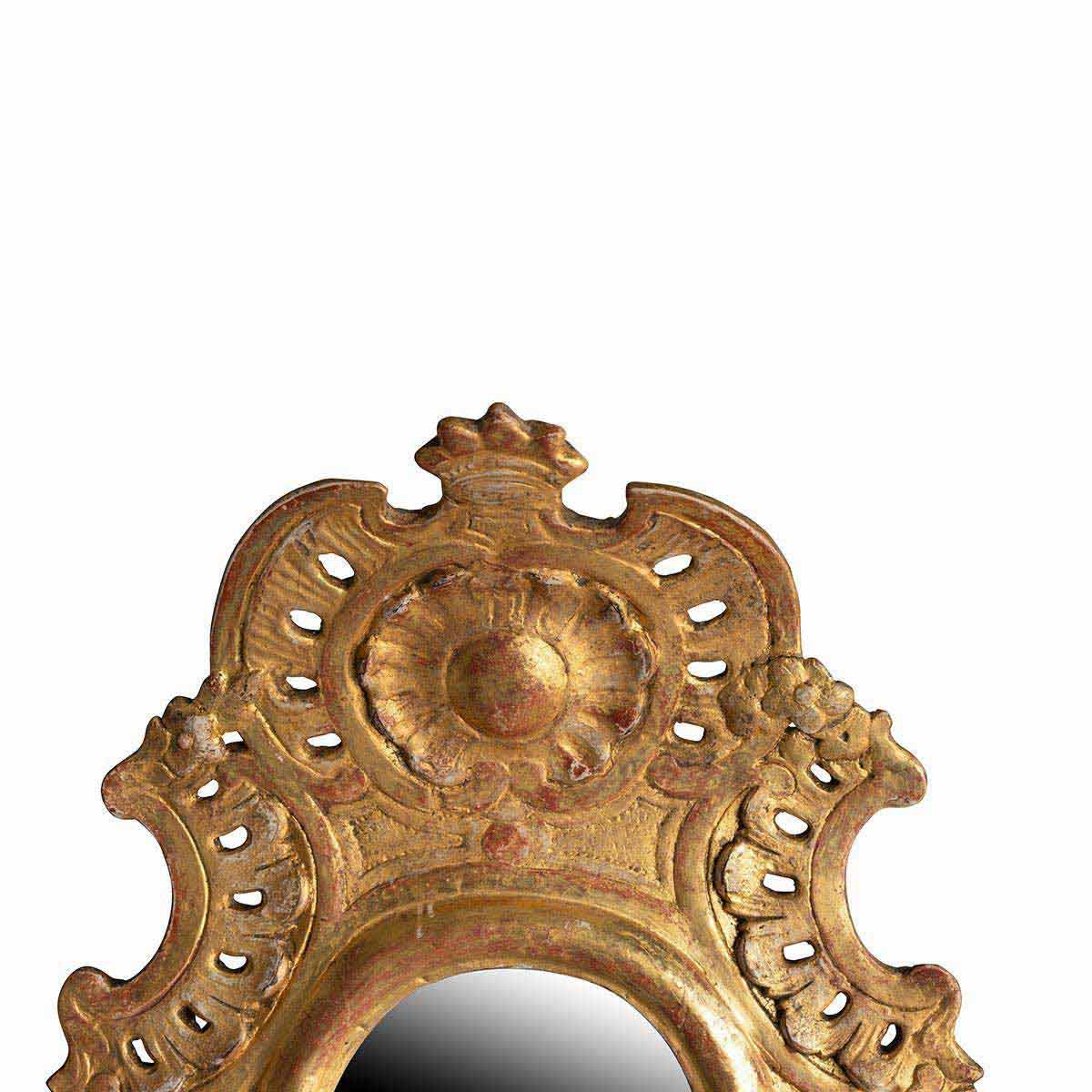 Pair of Baroque Wall Sconces with Candle Holders Eleish Van Breems Home