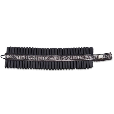Pleated Leather Bracelet Eleish Van Breems Home
