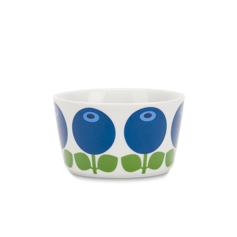 Porcelain Bowl in Blueberry