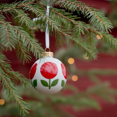 Porcelain Ornament in Lingonberry Eleish Van Breems Home