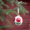 Porcelain Ornament in Lingonberry Eleish Van Breems Home