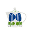 Porcelain Teapot Blueberry Eleish Van Breems Home