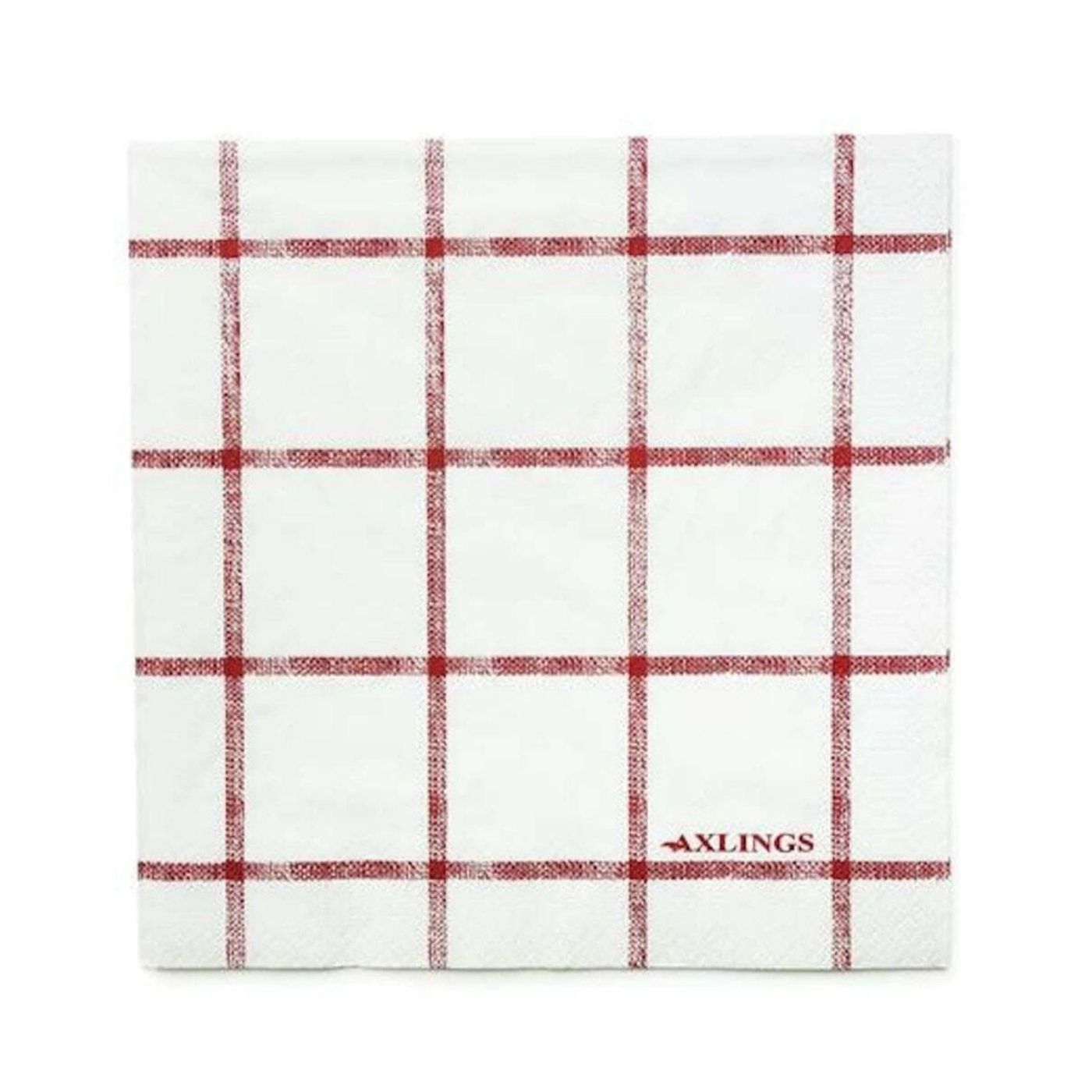 Paper Luncheon Napkin Windowpane Eleish Van Breems Home