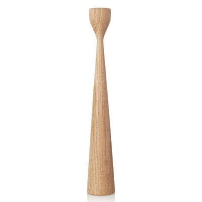 Rolf Oak Candlestick 15" Oak Eleish Van Breems Home