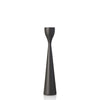 Rolf Painted Candlestick 11" Anthracite Grey Eleish Van Breems Home