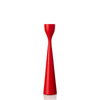 Rolf Painted Candlestick 11" Red Eleish Van Breems Home