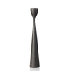 Rolf Painted Candlestick 13" Anthracite Grey Eleish Van Breems Home