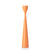 Rolf Painted Candlestick 13" Brick Orange Eleish Van Breems Home