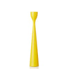 Rolf Painted Candlestick 13" Lemon Yellow Eleish Van Breems Home