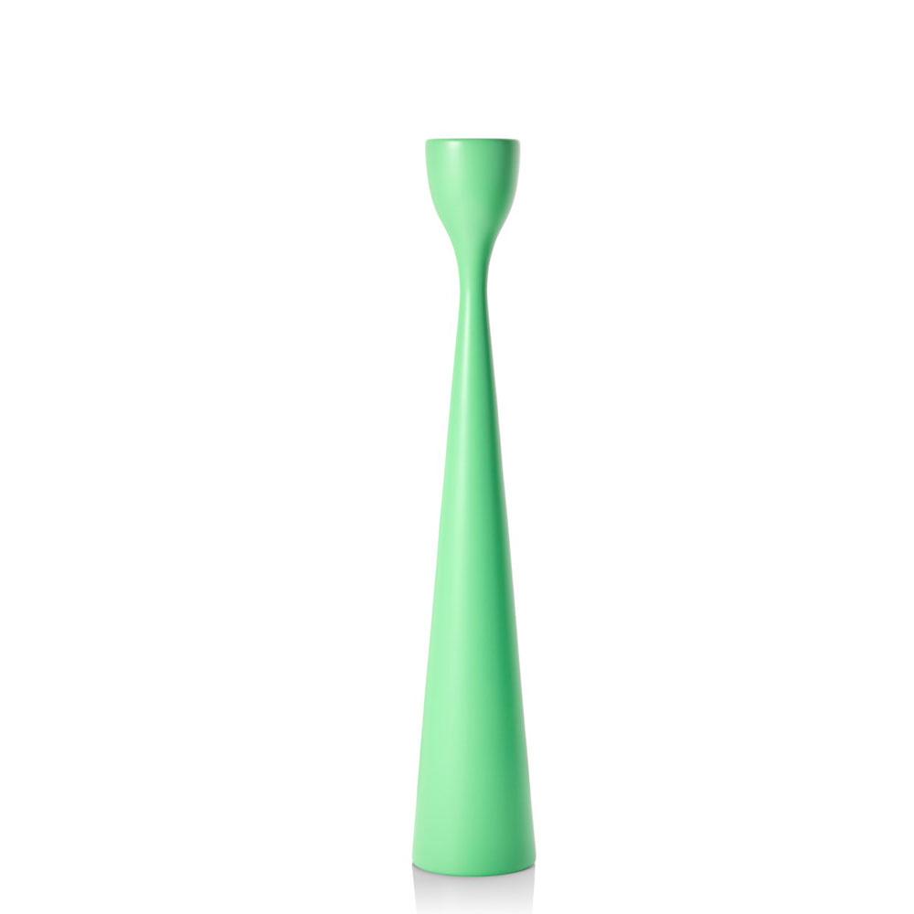 Rolf Painted Candlestick 13" Mint Green Eleish Van Breems Home