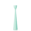 Rolf Painted Candlestick 13" Pastel Turquoise Eleish Van Breems Home