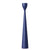 Rolf Painted Candlestick 15" Blueberry Blue Eleish Van Breems Home