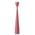 Rolf Painted Candlestick 15" Burgundy Pink Eleish Van Breems Home