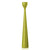 Rolf Painted Candlestick 15" Green Eleish Van Breems Home