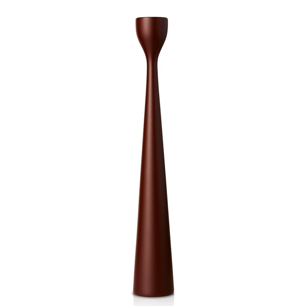 Rolf Painted Candlestick 15" Hazelnut Brown Eleish Van Breems Home
