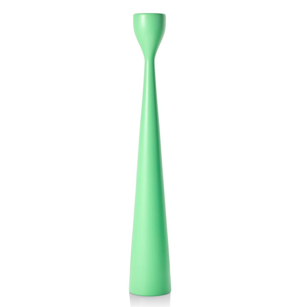 Rolf Painted Candlestick 15" Mint Green Eleish Van Breems Home