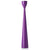 Rolf Painted Candlestick 15" Plum Purple Eleish Van Breems Home