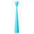 Rolf Painted Candlestick 15" Sky Blue Eleish Van Breems Home