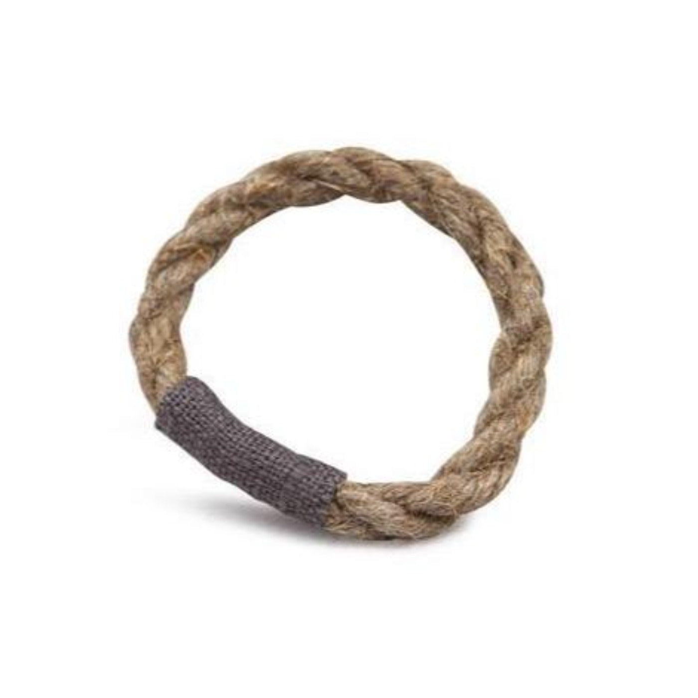 Rope Napkin Ring 4pc Natural/Concrete Eleish Van Breems Home