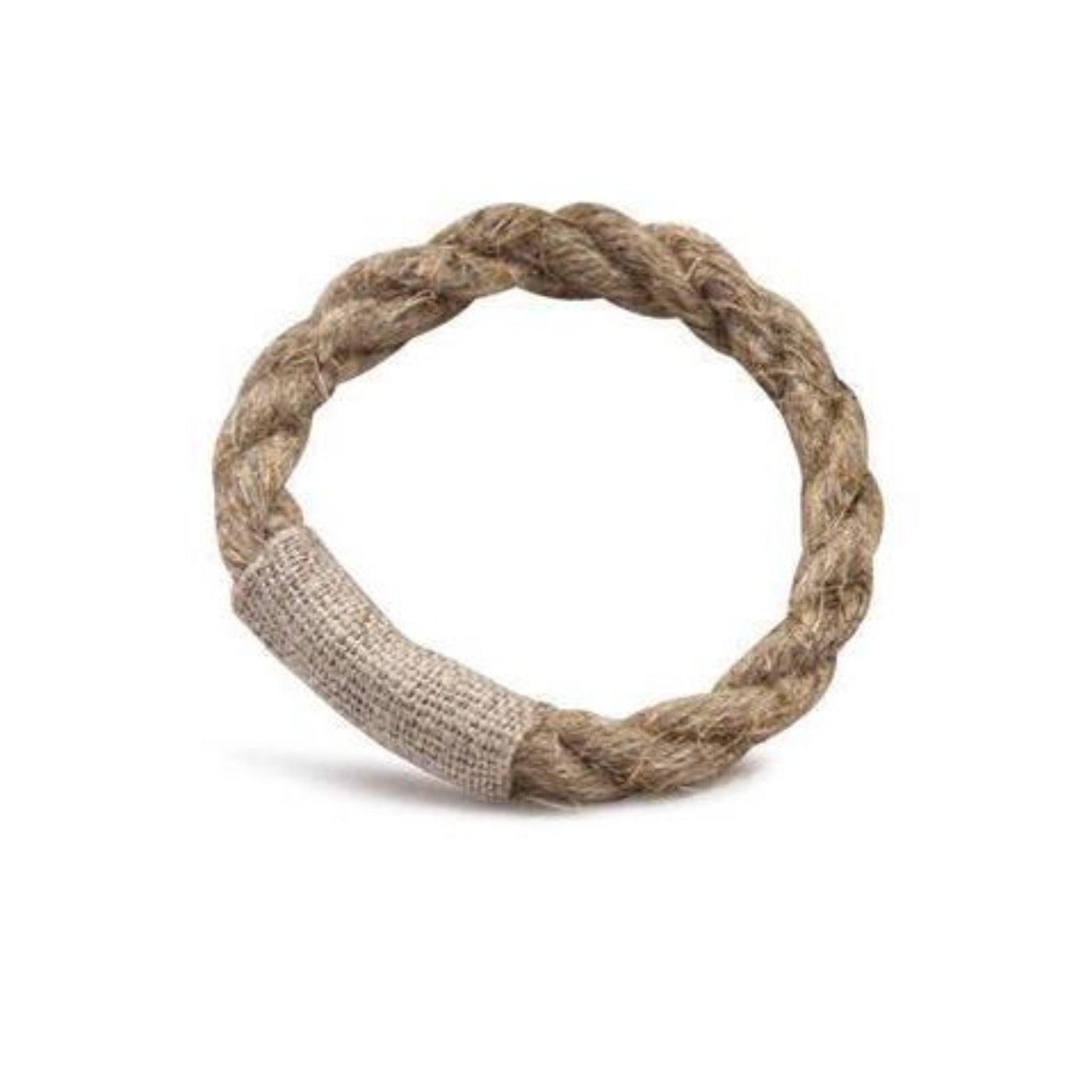 Rope Napkin Ring 4pc Natural/Natural Eleish Van Breems Home