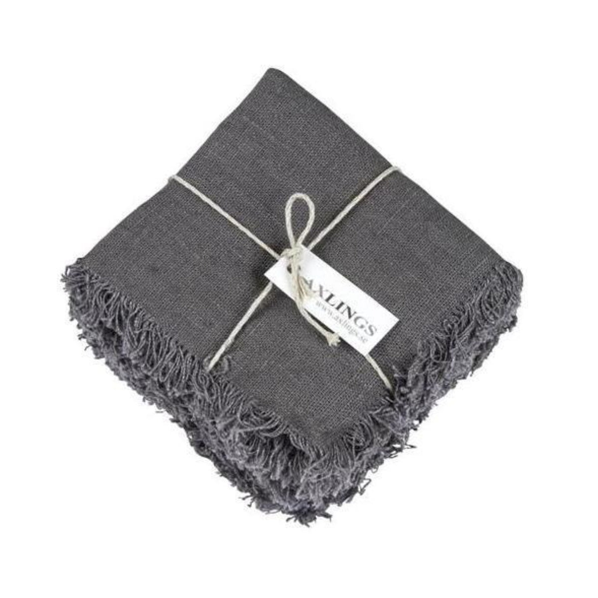 Rustic Fringe Napkin Concrete Eleish Van Breems Home