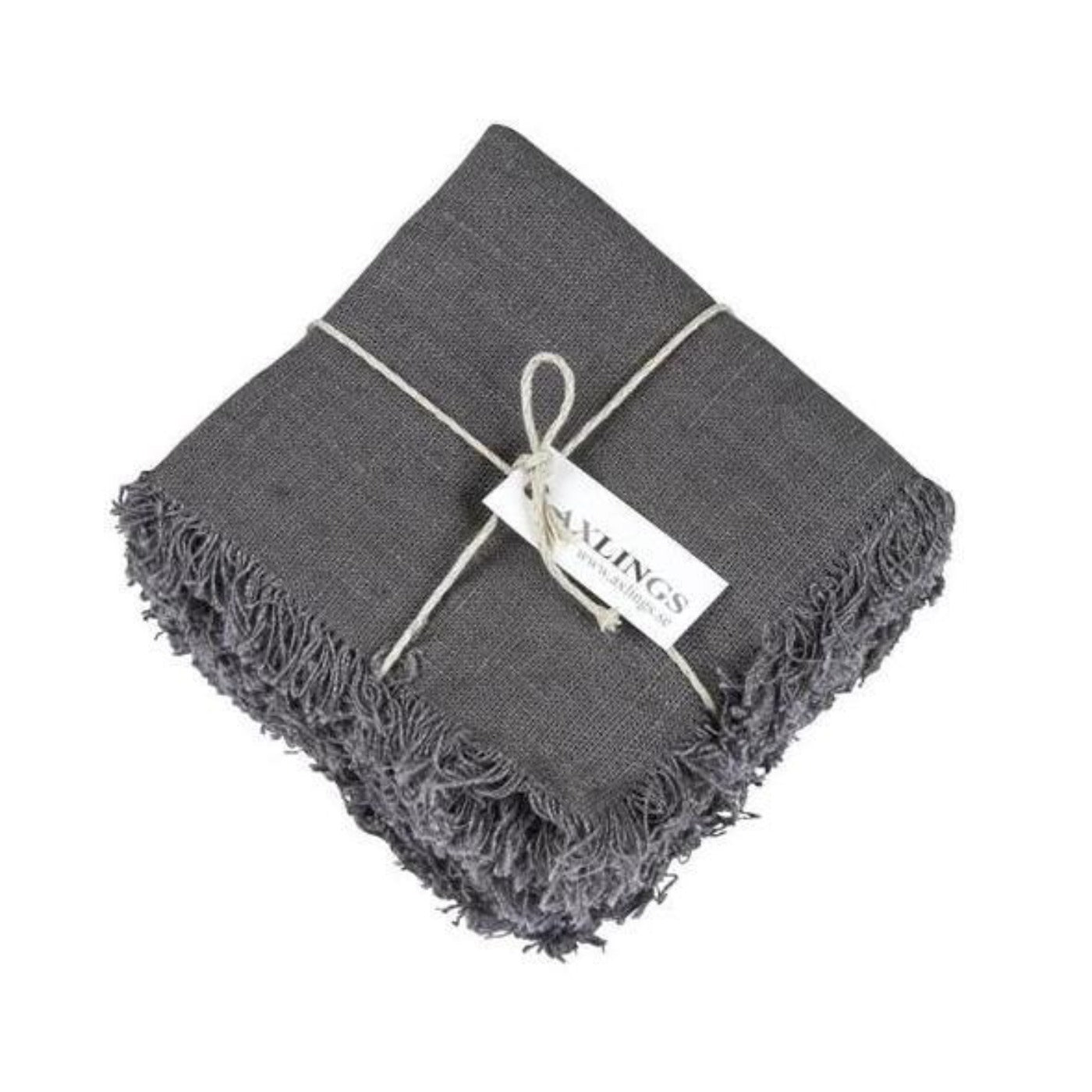 Rustic Fringe Napkin Concrete Eleish Van Breems Home