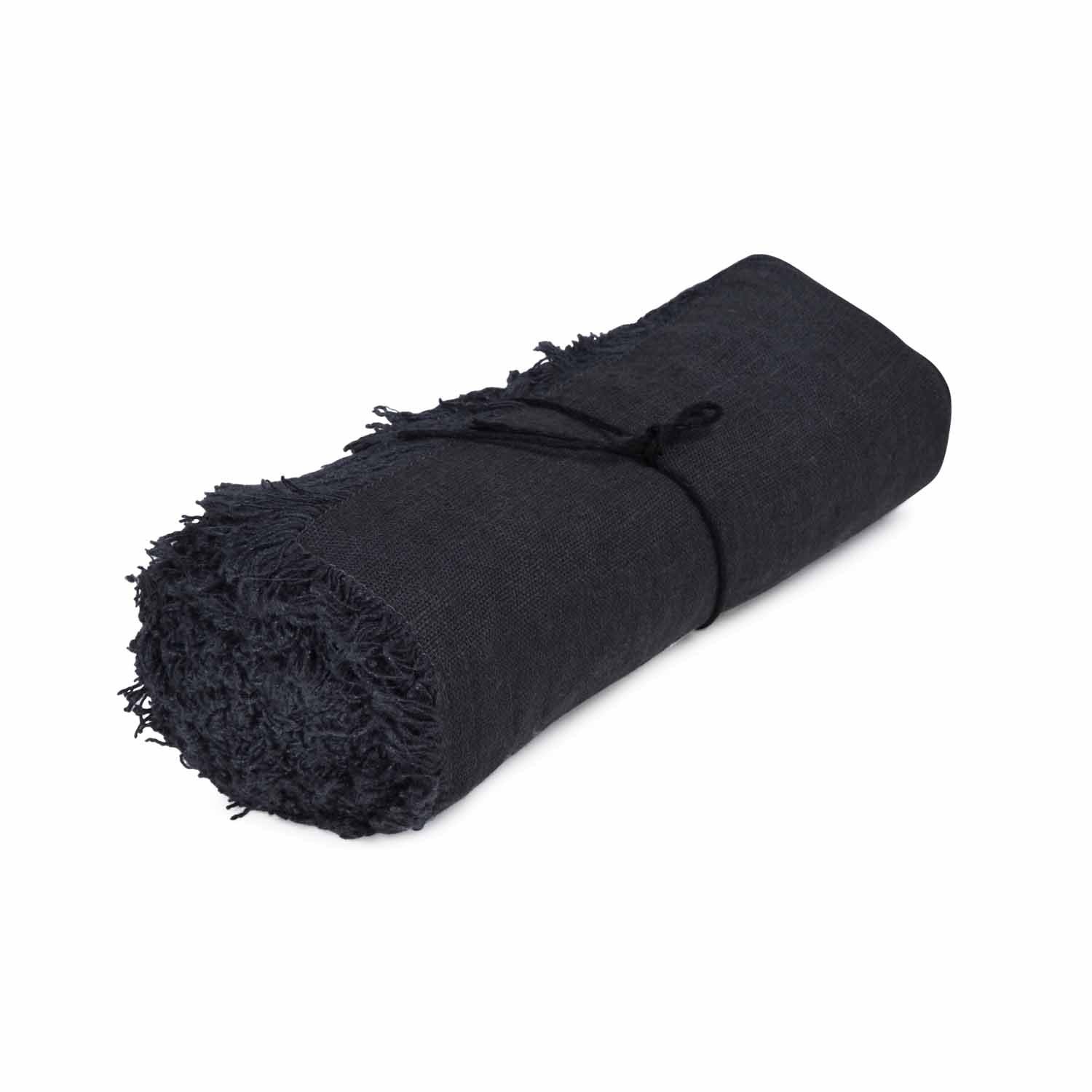 Rustic Long Runner 98" Black Eleish Van Breems Home