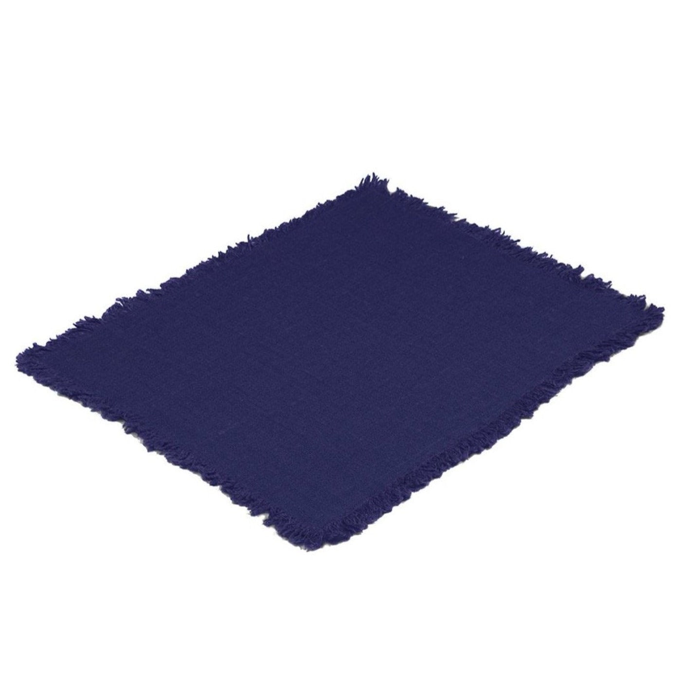 Rustic Placemat with Fringe Marine Eleish Van Breems Home