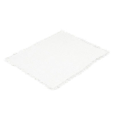 Rustic Placemat with Fringe Off White Eleish Van Breems Home