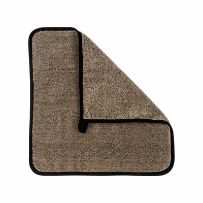 Sauna Towel Linen & Terrycloth Natural/Black Eleish Van Breems Home