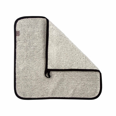 Sauna Towel Linen & Terrycloth White/Black Eleish Van Breems Home