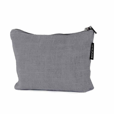 Small Linen Toiletry Bag Concrete Eleish Van Breems Home