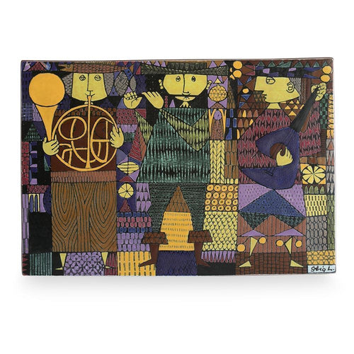 Stig Lindberg Tile "Karneval"