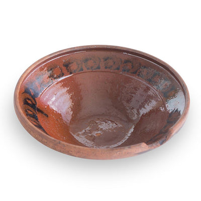 Swedish 18th century Red and Black Glazed Bowl Eleish Van Breems Home