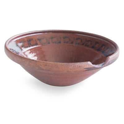 Swedish 18th century Red and Black Glazed Bowl Eleish Van Breems Home