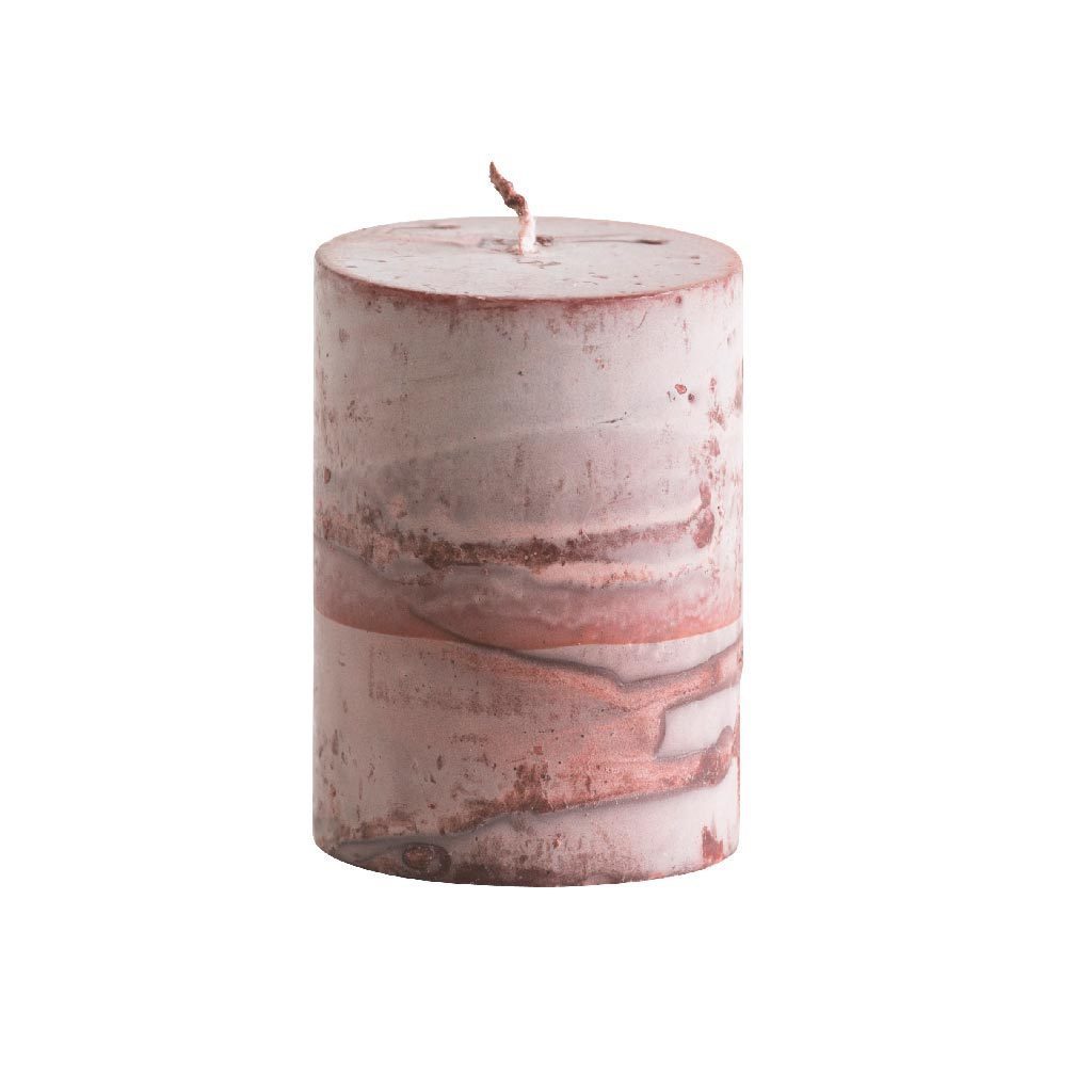 Tar Pillar Candle Red Eleish Van Breems Home
