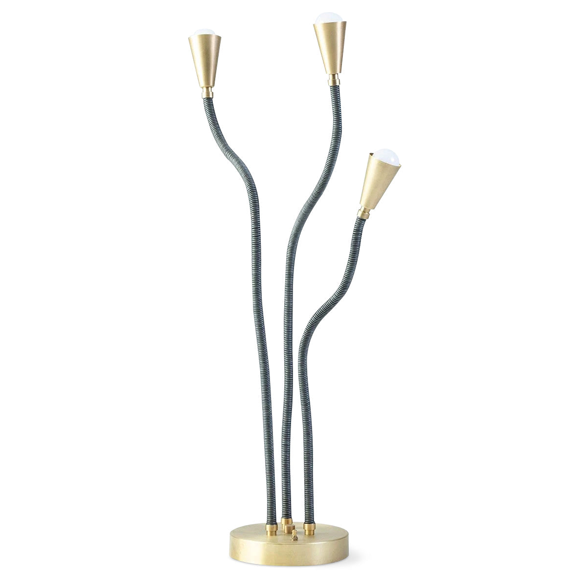 Trident Table Lamp Brushed Brass For Eleish Van Breems Eleish Van Breems Home