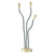 Trident Table Lamp Brushed Brass For Eleish Van Breems Eleish Van Breems Home