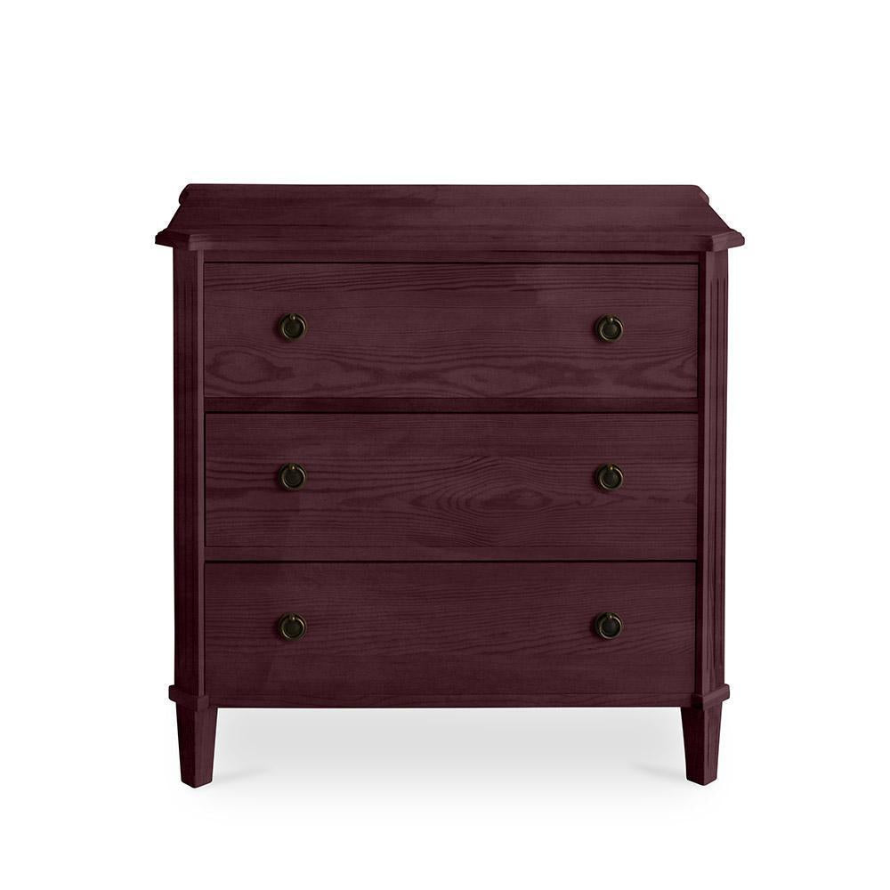 Tullgarn Gustavian Three Drawer Chest Black Magic Eleish Van Breems Home