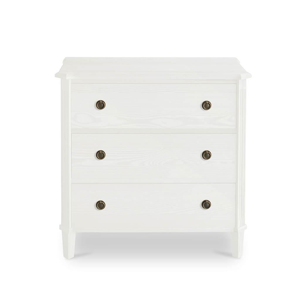 Tullgarn Gustavian Three Drawer Chest Crisp Eleish Van Breems Home
