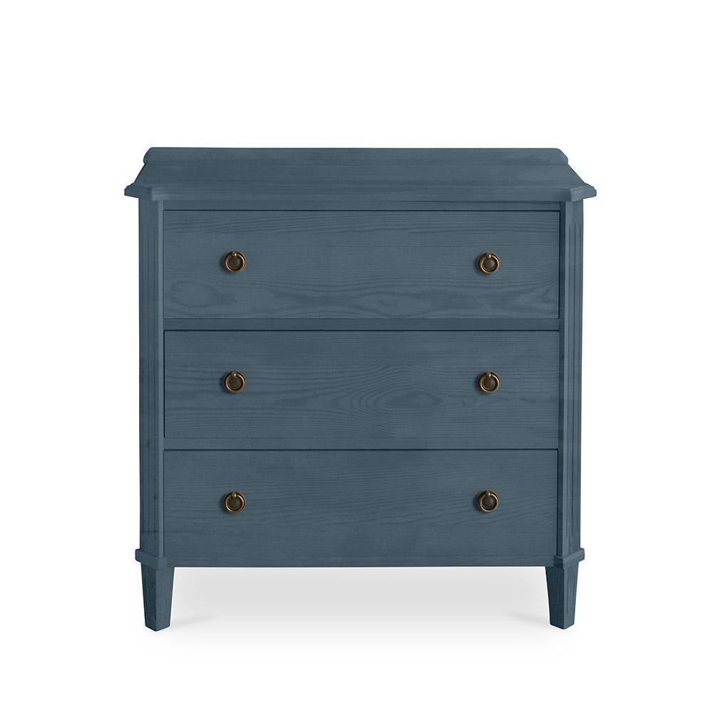 Tullgarn Gustavian Three Drawer Chest Newbury Port Eleish Van Breems Home