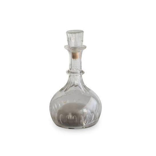Vintage Glass Decanter with Music Box