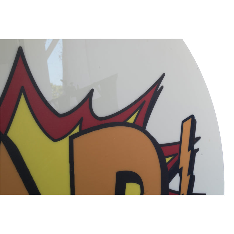 Vintage Marvel Comic Style ZAP Sign Eleish Van Breems Home