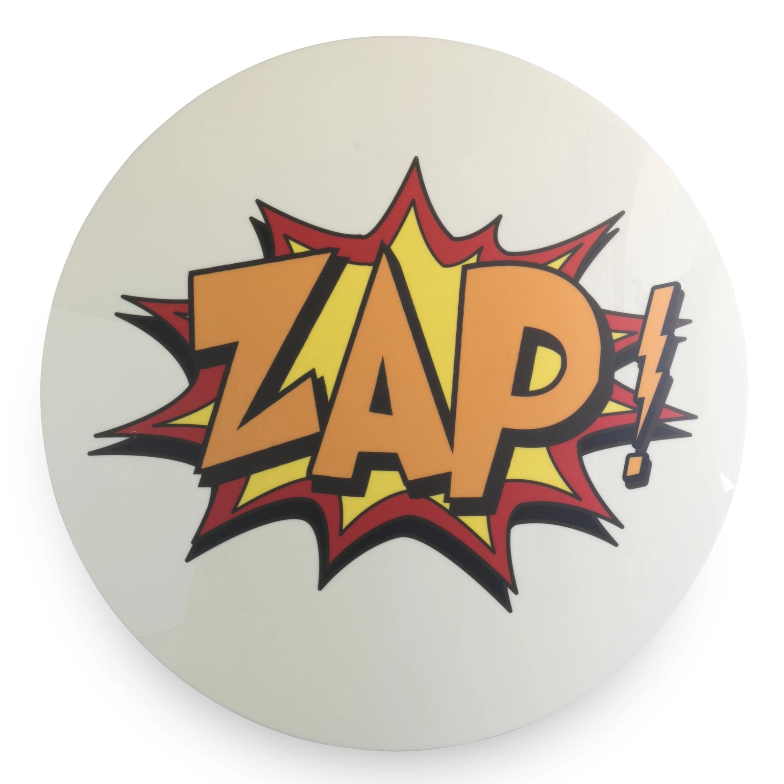 Vintage Marvel Comic Style ZAP Sign Eleish Van Breems Home