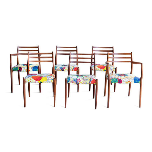 Vintage Moller Dining Chairs Set