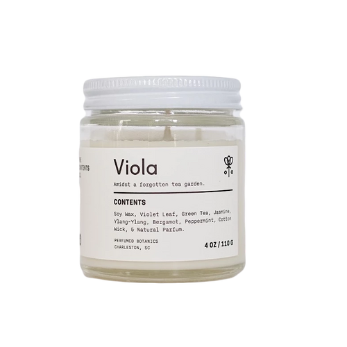 Viola Botanical Candle 4 oz