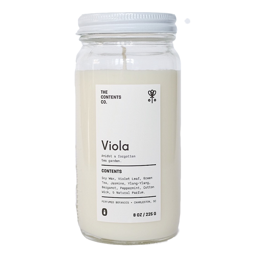 Viola Botanical Candle 8 oz