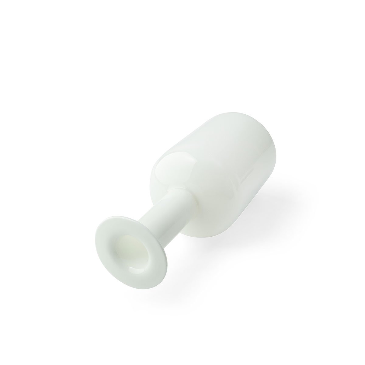 White Holmgaard Cased Glass Gulvase Eleish Van Breems Home