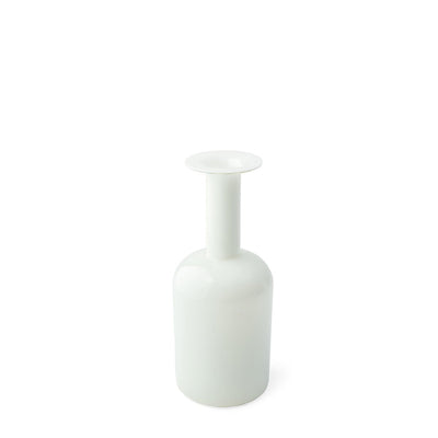 White Holmgaard Cased Glass Gulvase Eleish Van Breems Home